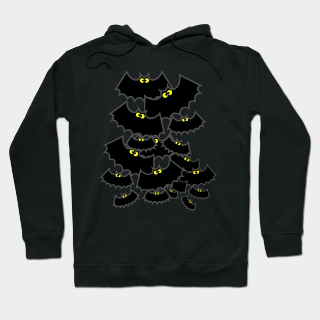 Bats Emoji Hoodie by vo_maria